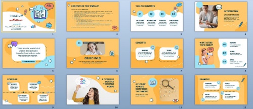 قالب پاورپوینت تدریس زبان انگلیسی