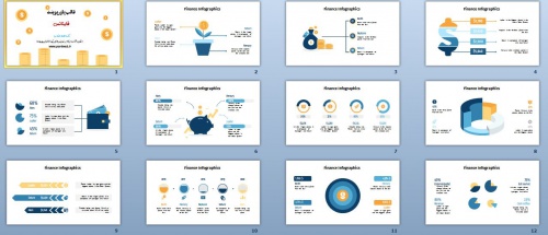 قالب پاورپوینت فاینانس 