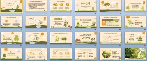 تم پاورپوینت تدریس و  آموزش فتوسنتز