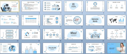 تم پاورپوینت ارائه  تکنولوژی داده ها