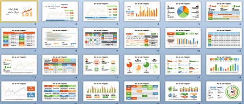 تم پاورپوینت فروش ماهانه