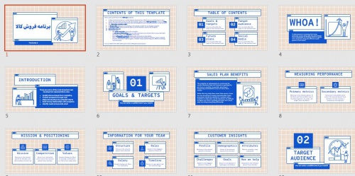 دانلود قالب پاورپوینت اپلیکیشن فروش کالا