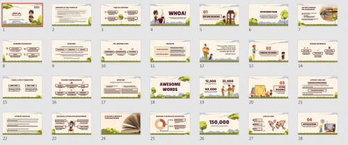 تم پاورپوینت  زبان اشکال